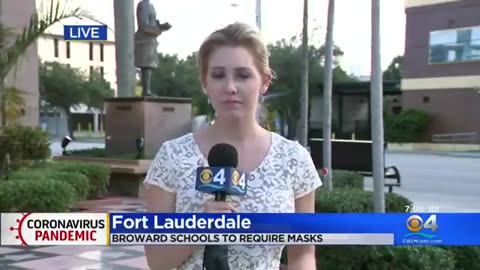 CBS 4 - Broward County Schools Will Enforce Mask Mandate to Begin 2021 School Year