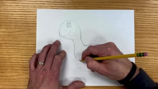 Let's Draw with Nate Lindley - Sketching a Baby Brontosaurus (Dinosaur) for KIDS