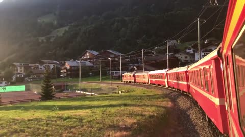 Switzerland Train _ Free stock footage _ Free HD Videos
