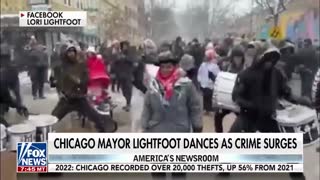 'Tone deaf' Lori Lightfoot ripped for dancing in the street as crime surges