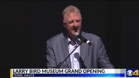 May 30, 2024 - Larry Bird Museum Opens in Terre Haute, Indiana