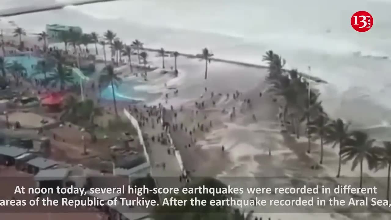 How high is 3 meter tsunami