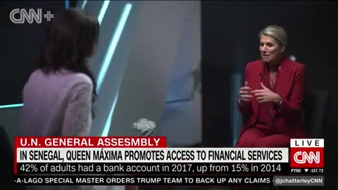 CNN International: UNSGSA Queen Máxima and Julia Chatterley Discuss Financial Health, West Africa