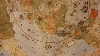 Flat Earth Model Theory 🌎 1587 Urbano Monte Giant Flat Earth Medieval Map Of The World