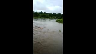 Road flooded in Ndumo in Ward 17