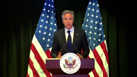Secretary of State in CHINA: Blinken's Press Conference in Beijing on April 26th, 2024.