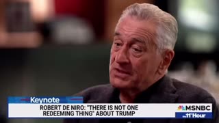 Robert De Niro Interview about Trump - Dude is Terrified of him — Why?