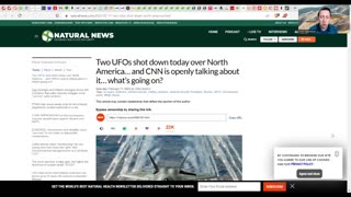 Media talking about UFO's being shoot down over Alaska and Canada