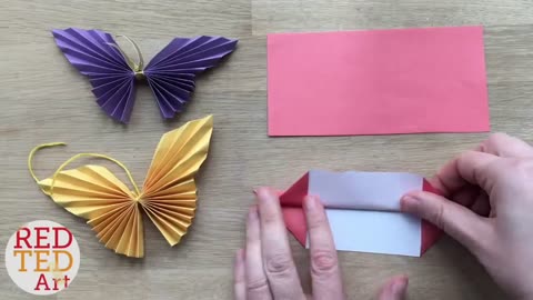 Easy Paper Butterfly Origami - Cute & Easy Butterfly DIY