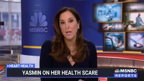 MSNBC Host Yasmin Vossoughian Develops Myocarditis and blames it on the common cold.