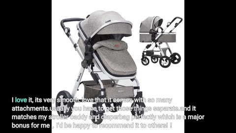 BABY JOY 2 in 1 Convertible Baby #Stroller-Overview