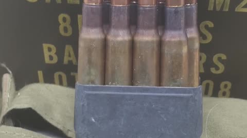 30-06 Armor Piercing - Bandoleer - 48 rounds on 6x Enbloc Clips