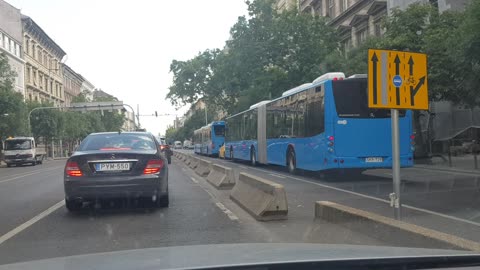 A mi városunk Budapest - Bajcsy-Zsilinszky úti autós közlekedés szándékosan tönkretéve 1