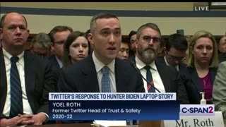 Yoel Roth admits suppressing the New York Post’s story on the Hunter Biden laptop