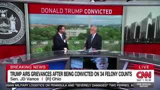 JD Vance bludgeons Wolf Blitzer, calling out the CNN narrative.