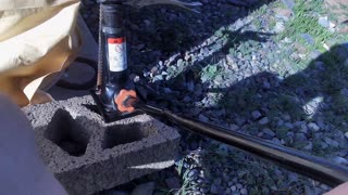 How to pull a metal stake or pole out of the ground without a pole puller.