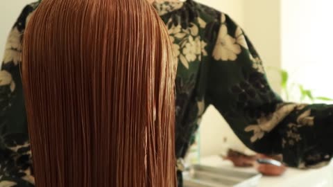 ASMR Hair Salon | Haircut, Shampoo, Hair Brushing, sparkling water and shampoo 🧖‍♀️ No Talking