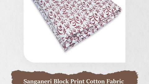 indian block printed fabric