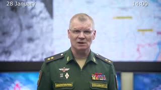 ⚡️🇷🇺🇺🇦 Morning Briefing of The Ministry of Defense of Russia (January 28, 2023)