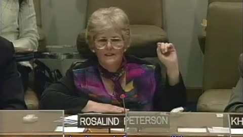 Rosalind Peterson Presents at UN Climate Change.