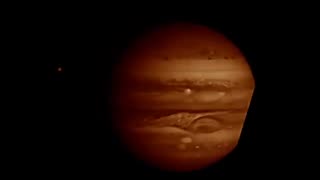 Raw Footage of Jupiter from Voyager 1 (1979)