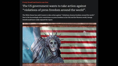 The US government wants to take action against “violations of press freedom around the world”.