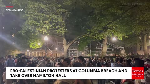 Pro-Palestinian Protesters Breach And Take Over Building At Columbia University