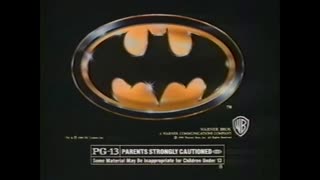 1989 Batman Movie Commercial