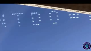 Very strange message in the sky of Germany