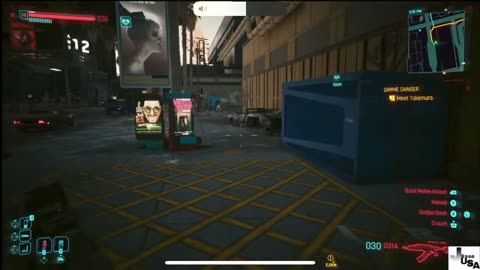 Cyberpunk 2077: First time I ran to see this occur in the game