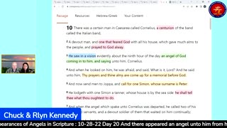 God is Real: 10-28-22 The Appearances of Angels Day20 - Pastor Chuck Kennedy