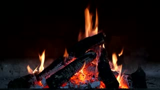 Fireplace Fire Burning - Relaxing