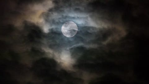 Moon And Clouds In The Night Sky Royalty Free Stock Footage No Copyright Videos 10