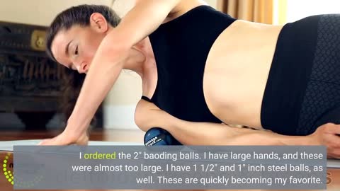 Baoding Balls Massage Balls for Myofascial Release, Trigger Point Therapy, Muscle Knots, and Yo...