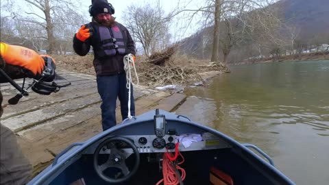 Cold Mini Jet Boat Ride on the Juniata Pt. 2 (With top speed run)