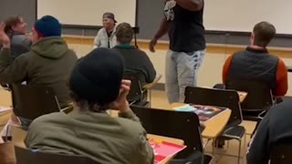 TPUSA's Stephen Davis confronts Antifa at Oregon event