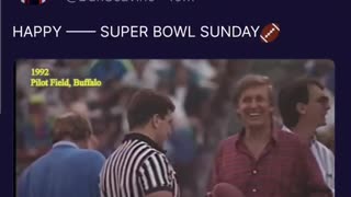 Trump at the 1992 Superbowl 🏈