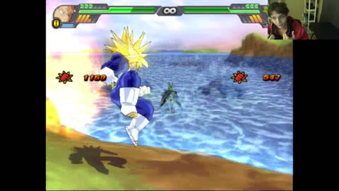 Perfect Cell VS Super Trunks In A Dragon Ball Z Budokai Tenkaichi 3 Battle With Live Commentary