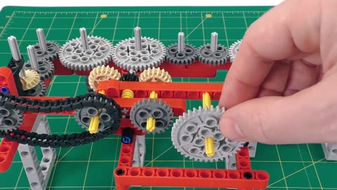 Lego Technic Gear Train - Simple Lego Ideas!