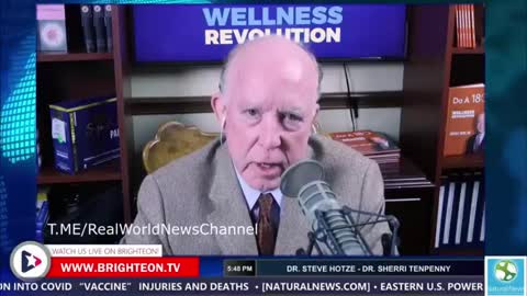 Dr. Steve Hotze: "So what they've done is, through the injection they put nanobots in the form of graphene oxide and hydrogel into your bodies."