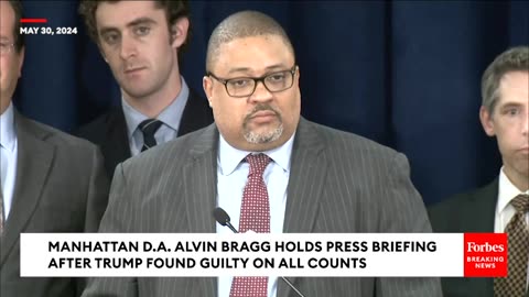Alvin Bragg Asked Point Blank If He'd Object To Staying Sentence If Trump Appeals Guilty Verdicts