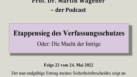 Realistisch Gedacht 23: Etappensieg des Verfassungsschutzes. Oder: Die Macht der Intrige