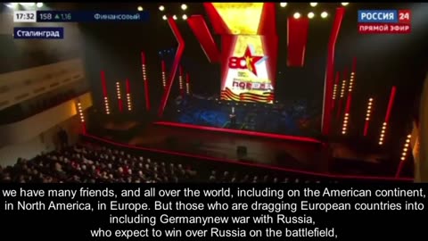 Putin: "And so today we are threatened by German tanks again"