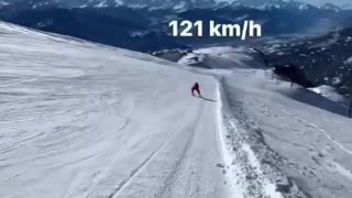 how fast can you be on skis?