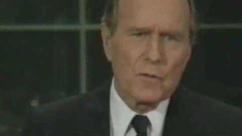 Bush Sr New World Order Speech rare