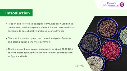 Global Market Analysis On Pepper Consumption | FoodResearchLab