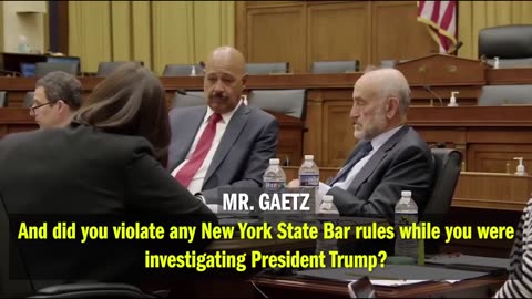 Why is Biden’s former Chief Trump Prosecutor pleading the 5th in front of Matt Gaetz?