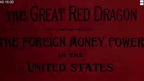 The Great Red Dragon - London Money Power - L B Woolfolk 1889