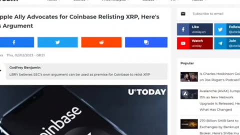 History for those not aware of the coinbase true story and XRP