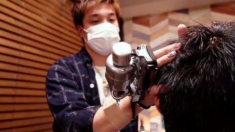 ASMR Japanese barbershop | Shaving, Head Massage, Shoulder Massage